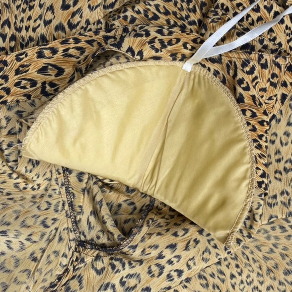 Vintage Robbie Bee Leopard Print Wrap Dress - Picture 13 of 14